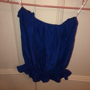 Blue Velvet Heart Top